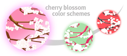 cherry blossom color schemes cherry blossom color schemes
